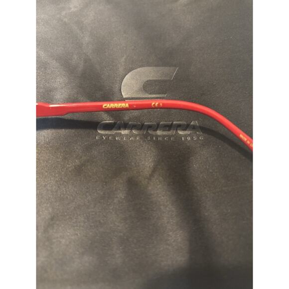 Carrera Sporty Red Aviator Sunglasses with Gradient Lenses 62-10-13 New With Tag - Picture 5 of 6